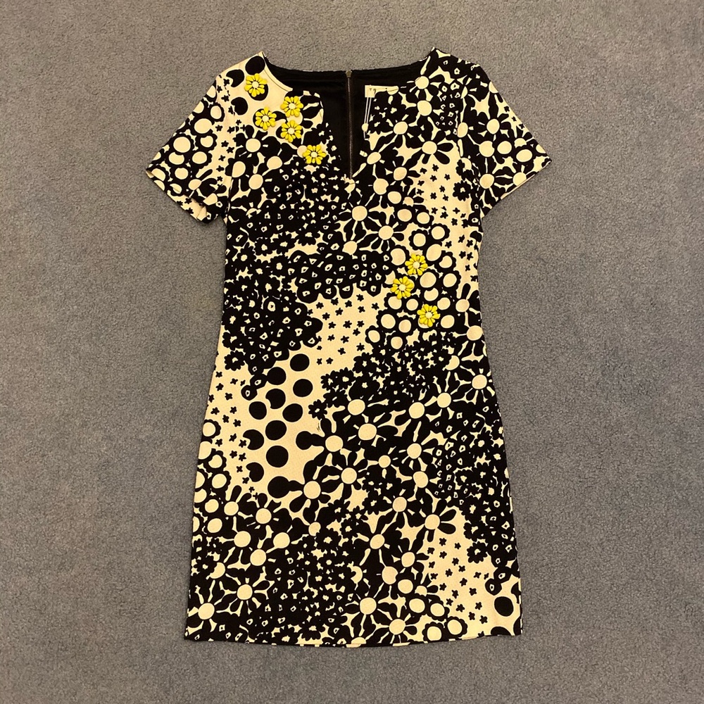 New Trina Turk size 0 blue floral dress